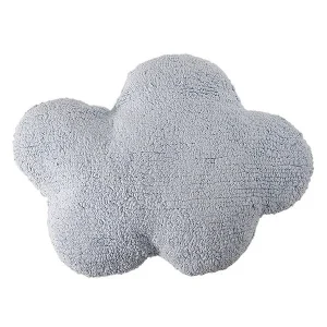 Cojín infantil lavable Nube azul de Lorena Canals