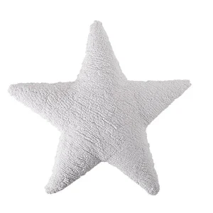 Cojín infantil lavable Estrella blanca de Lorena Canals