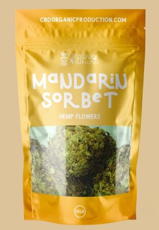 CBD ORGANIC MANDARIN SORBET 3GR (ANTIGUO BROOKLYN 66 3GR) - Imagen 2