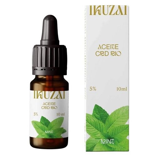 IKUZAI ACEITE CBD BIO SABOR MENTA 5% 10ML
