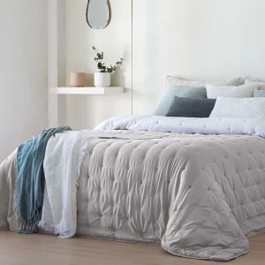 Edredón Nórdico Comforter Bordado DobleCara FUNDECO Libet gris