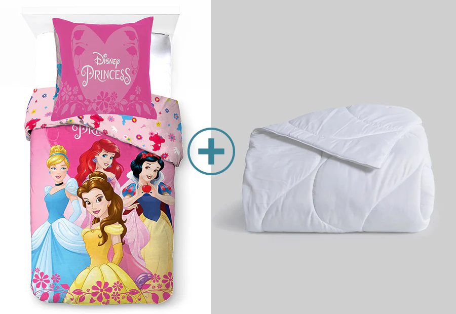 Pack Funda Nórdica+Relleno Nórdico LICENCIA Princesas Disney - Imagen 2