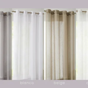 Cortina Confeccionada 140x265 CAMALTEX Visillo Rústico Liso