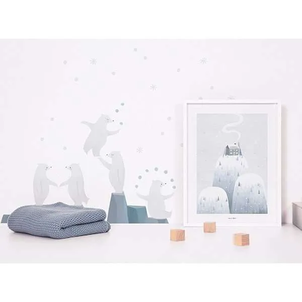 Vinilo infantil 5 Osos en Iceberg - Imagen 4