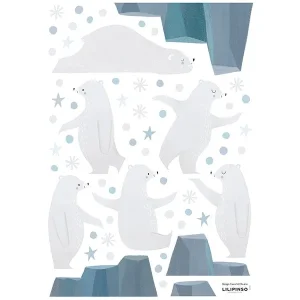 Vinilo infantil 5 Osos en Iceberg